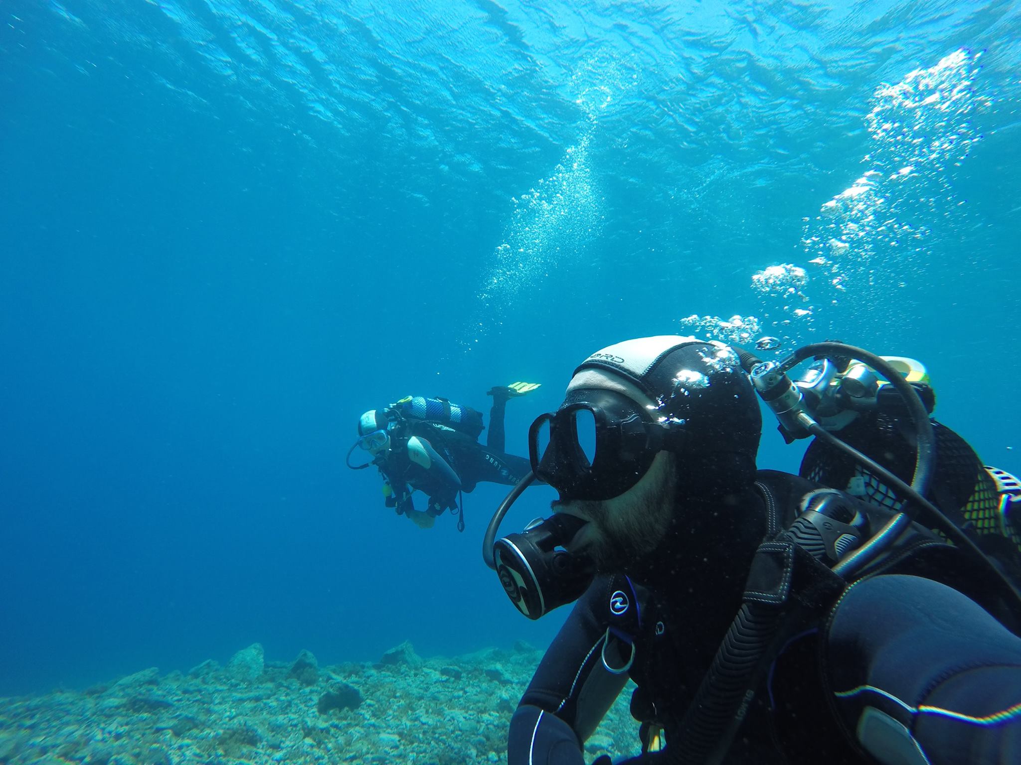 Exploring underwater